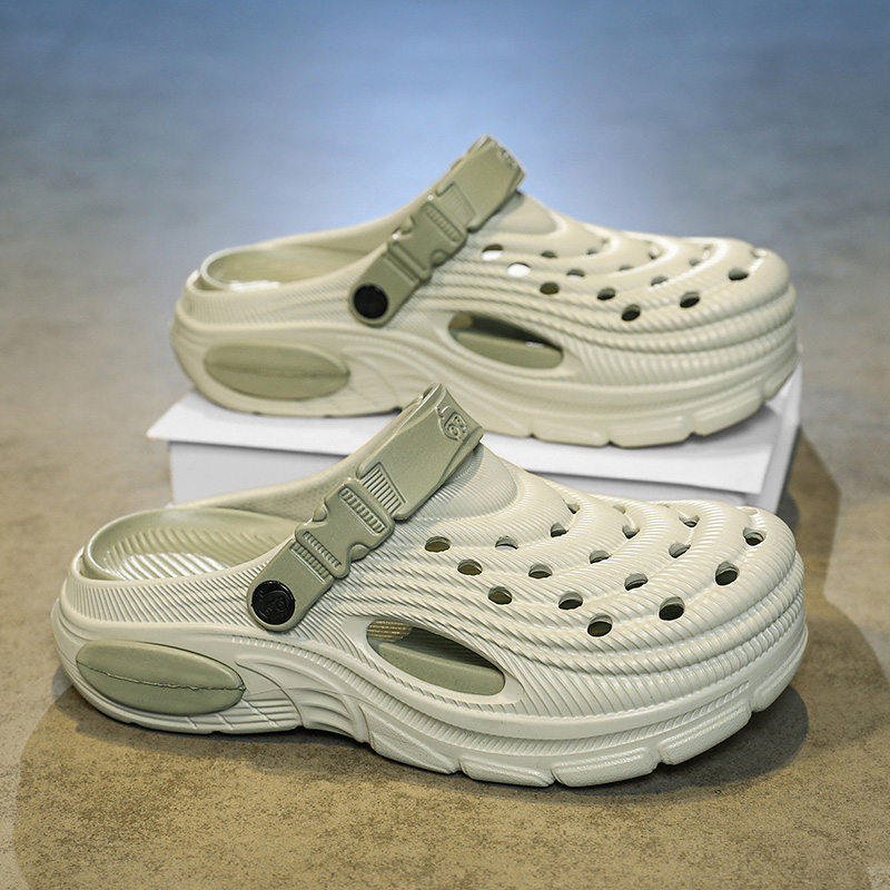 Men Shoes On Sale - Men's 5cm Thick Sole Clogs Slippers