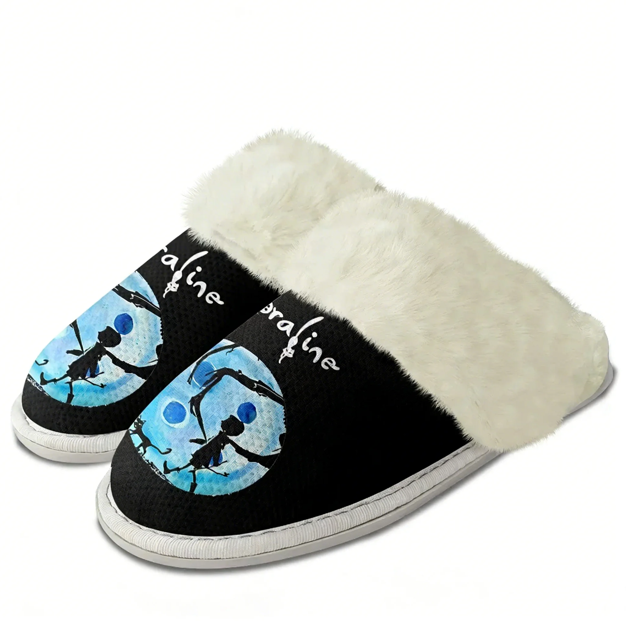 Men'S Shoes Lightweight - Coraline The Secret Door Plush Slippers