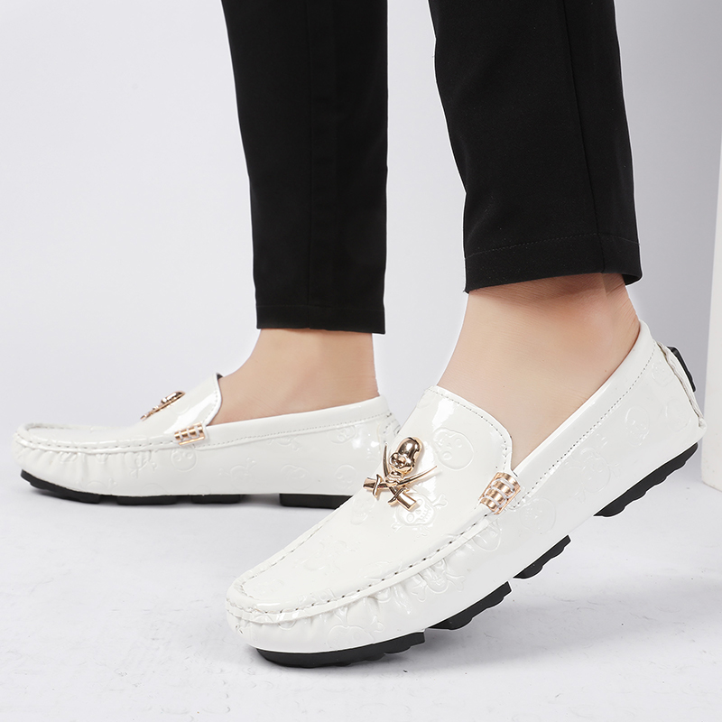 Men'S Shoes Hush Puppies - Men Quality Shoes Shine Skull Loafers