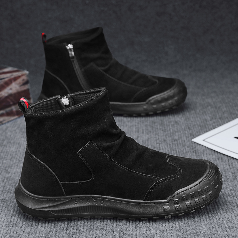 Suede Shoes for Men High Quali - огляд і ціна Men'S Shoes Zipper