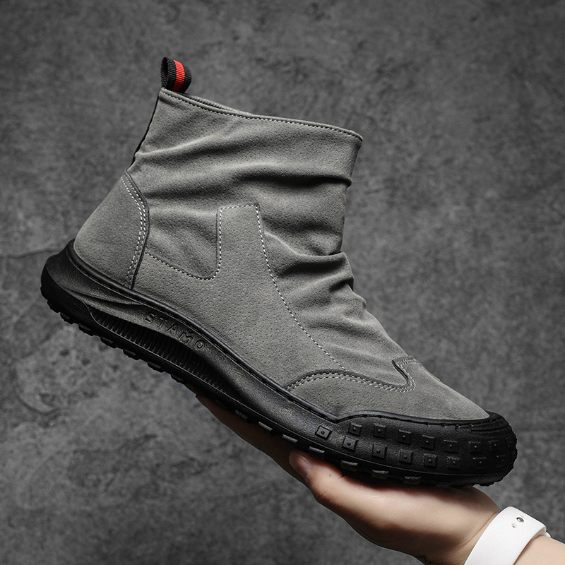 Suede Shoes for Men High Quali - огляд і ціна Men'S Shoes Zipper