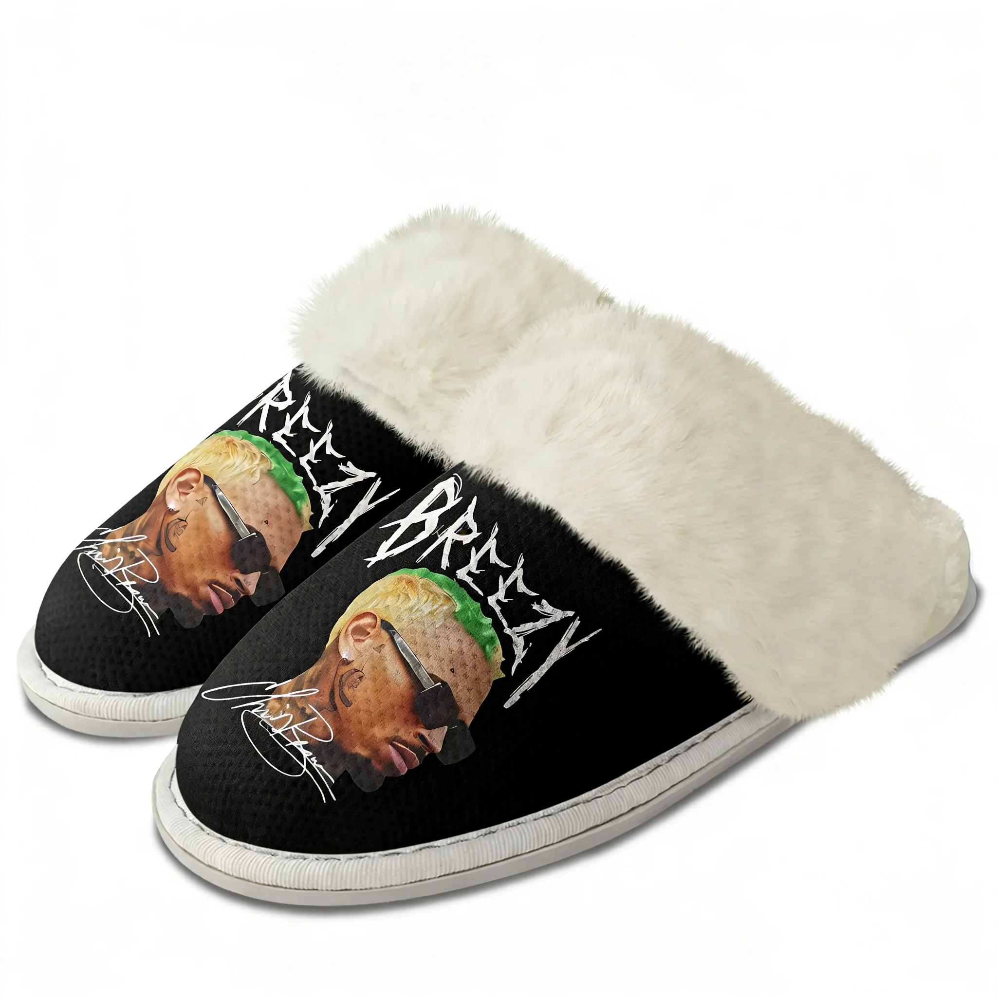 Chris Brown Plush Slippers Kee - огляд і ціна Men'S Shoes Lightweight