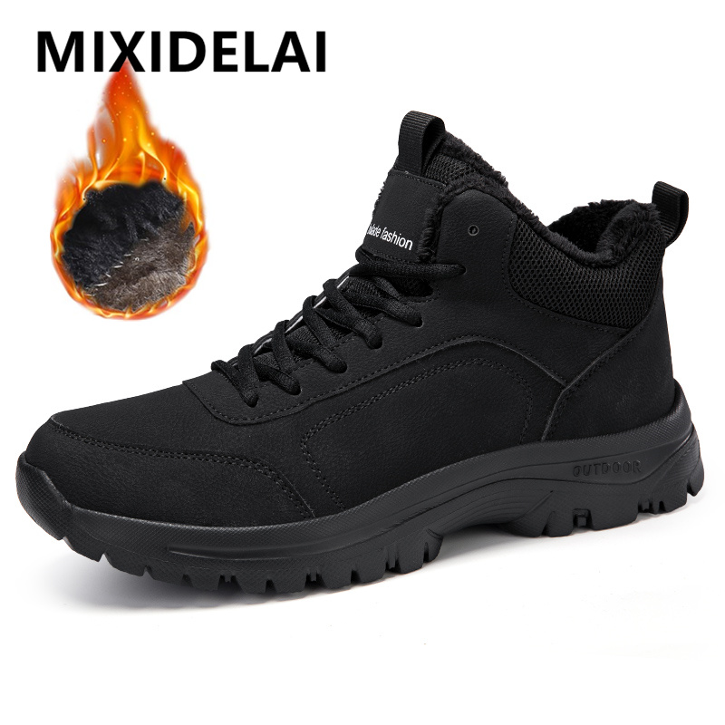 Winter Men's Boots Warm Plush  - огляд і ціна Men Shoes On Sale