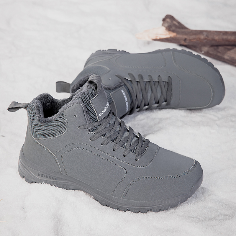 Winter Men's Boots Warm Plush  - огляд і ціна Men Shoes On Sale