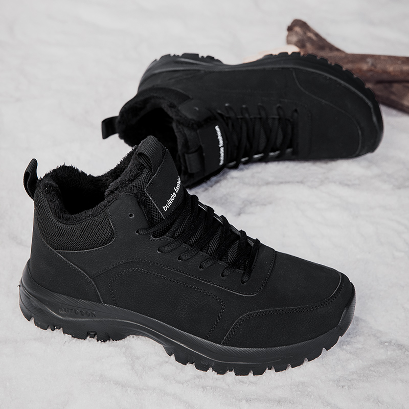 Winter Men's Boots Warm Plush  - огляд і ціна Men Shoes On Sale