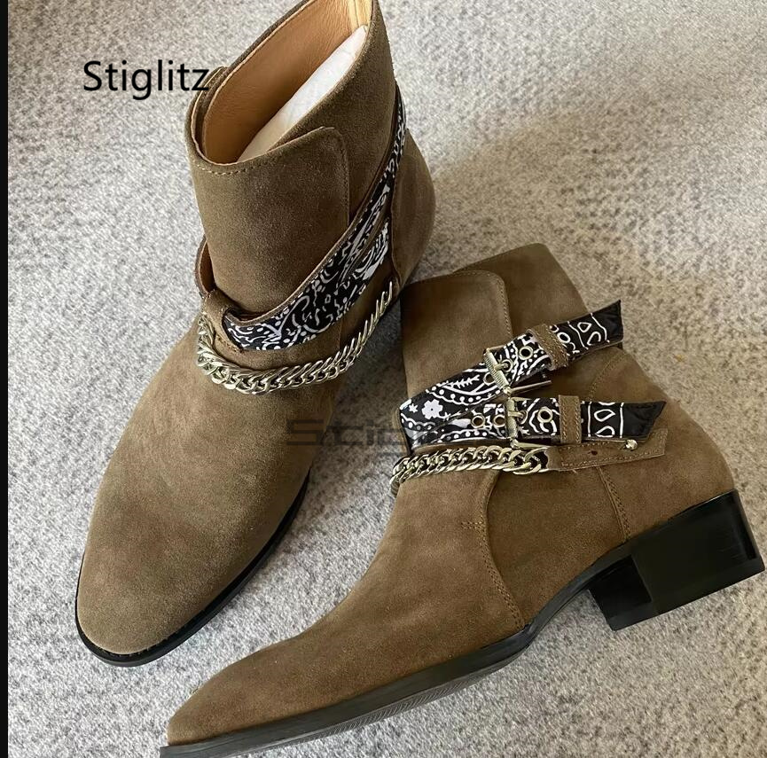 Faux Suede Men's Chelsea Chain - огляд і ціна Men Shoes Size 11