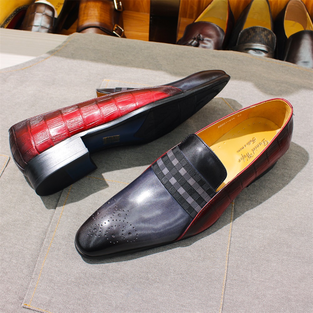 Men's Fashion Loafers Cowhide  - огляд і ціна Men Shoes Red Tape