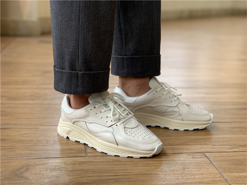 Round-toe Lace-up Casual White - огляд і ціна Men'S Shoes Hush Puppies