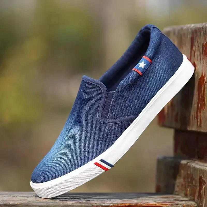 Denim Men's Canvas Shoes Slip- - огляд і ціна Men Shoes Vans
