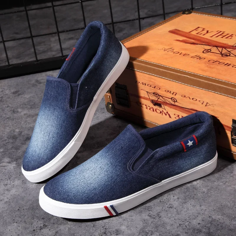 Denim Men's Canvas Shoes Slip- - огляд і ціна Men Shoes Vans