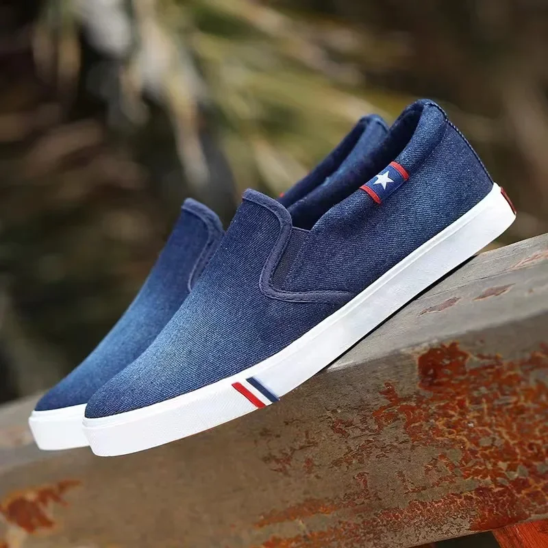 Denim Men's Canvas Shoes Slip- - огляд і ціна Men Shoes Vans