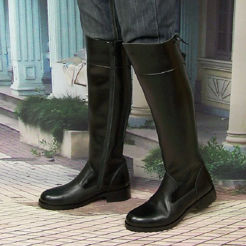 Fashion Men's Genuine Leather  - огляд і ціна Men'S Shoes Zipper
