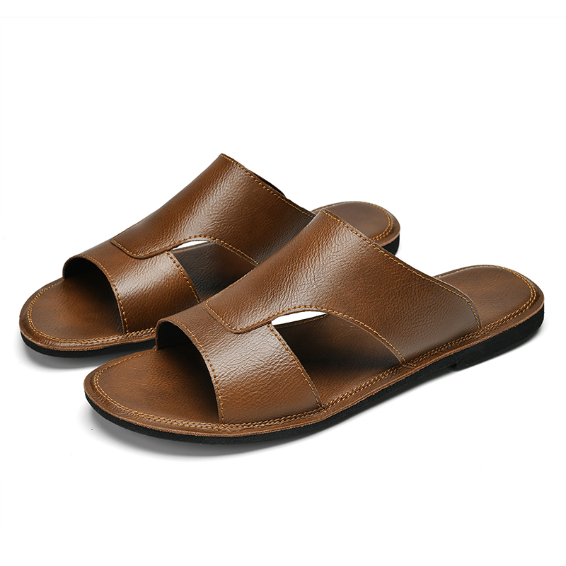 Men Black Brown Flat Heel PU O - огляд і ціна Men'S Shoes Lightweight