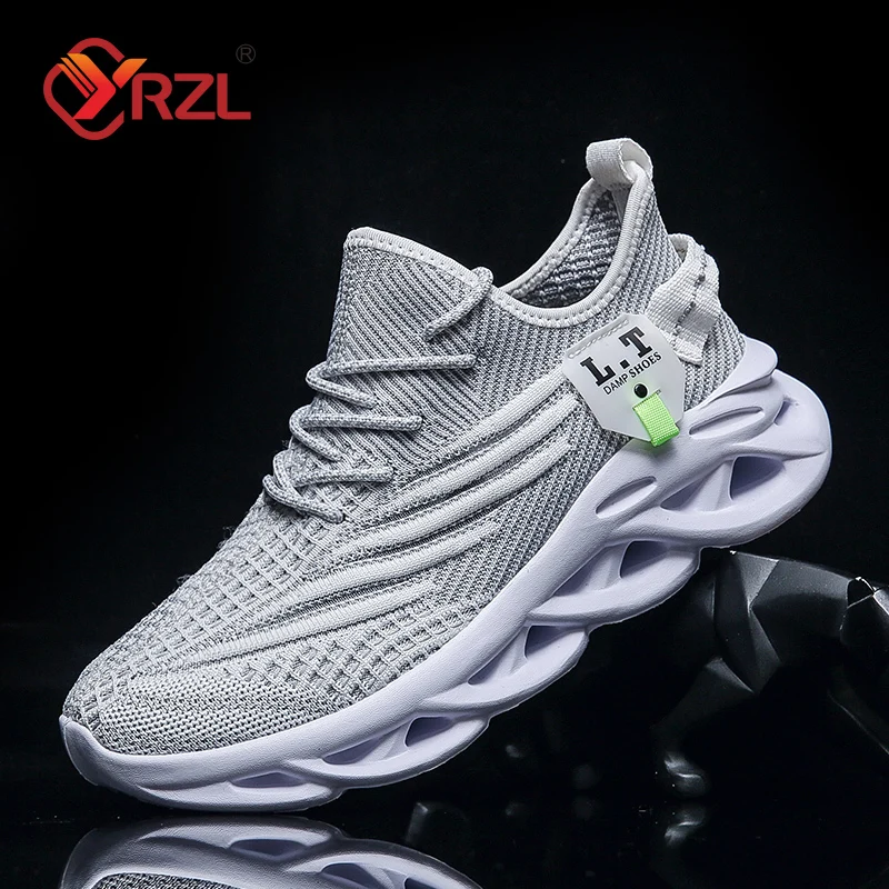 YRZL Men Sports Running Black  - огляд і ціна Men Shoes Size 11